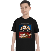 Load image into Gallery viewer, Secret_Shirts T-Shirts, Youth / XS / Black Gizmo Prepared
