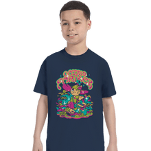 Load image into Gallery viewer, Secret_Shirts T-Shirts, Youth / XS / Navy Catnip Farmer
