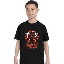 Load image into Gallery viewer, Shirts T-Shirts, Youth / XS / Black Retro Super Saiyan
