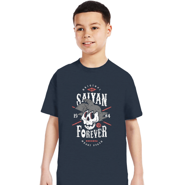 Shirts T-Shirts, Youth / XS / Dark Heather Saiyan Forever
