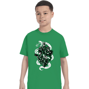 Daily_Deal_Shirts T-Shirts, Youth / XS / Irish Green Snake Legacy
