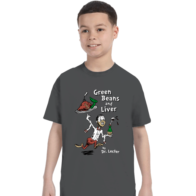 Daily_Deal_Shirts T-Shirts, Youth / XS / Charcoal Lecter Seuss