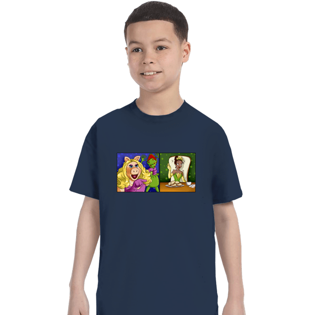 Shirts T-Shirts, Youth / XS / Navy Jealous Piggy