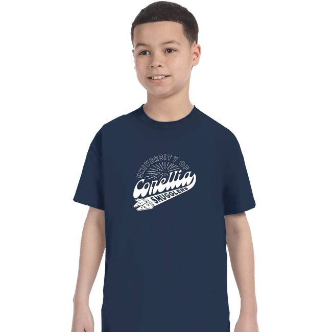 Secret_Shirts T-Shirts, Youth / XS / Navy corellia smugglers