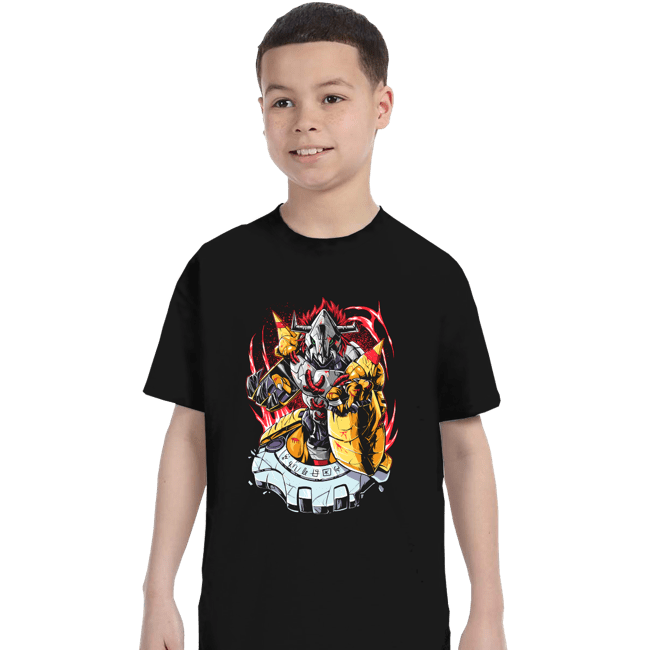 Daily_Deal_Shirts T-Shirts, Youth / XS / Black Battle War Greymon