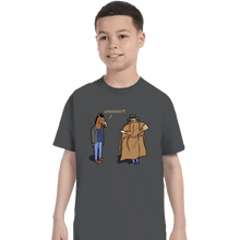 Load image into Gallery viewer, Shirts T-Shirts, Youth / XS / Charcoal Trench Coat
