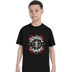 Shirts T-Shirts, Youth / XS / Black NES Gaming Club