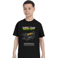 Load image into Gallery viewer, Shirts T-Shirts, Youth / XS / Black Ghost Trap
