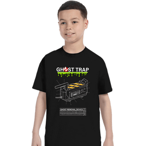 Shirts T-Shirts, Youth / XS / Black Ghost Trap