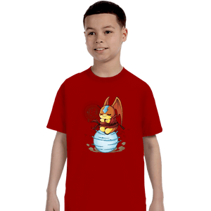 Daily_Deal_Shirts T-Shirts, Youth / XS / Red Digi Air Bending