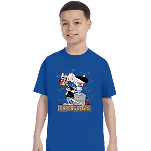 Daily_Deal_Shirts T-Shirts, Youth / XS / Royal Blue Narf Busters