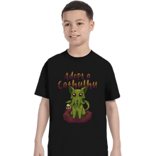 Load image into Gallery viewer, Shirts T-Shirts, Youth / XL / Black Adopt A Cathulhu
