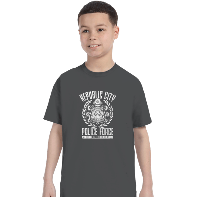 Shirts T-Shirts, Youth / XS / Charcoal Metal Is Enduring
