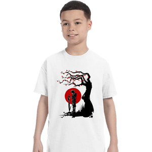 Shirts T-Shirts, Youth / XS / White Red Sun In Zanarkland