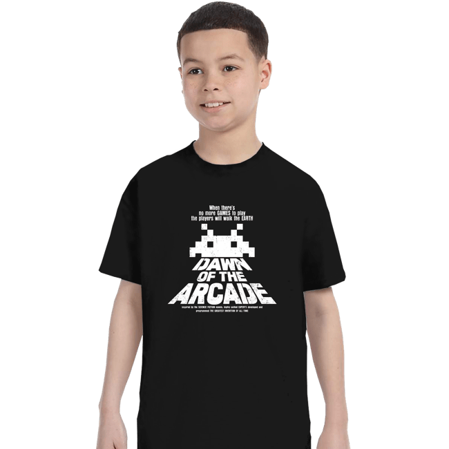 Daily_Deal_Shirts T-Shirts, Youth / XS / Black Dawn Of The Arcade