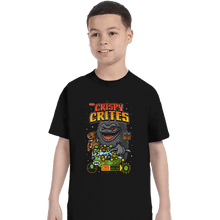 Load image into Gallery viewer, Daily_Deal_Shirts T-Shirts, Youth / XS / Black Crispy Crites
