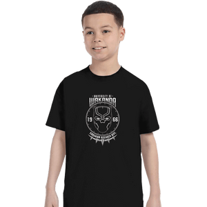 Shirts T-Shirts, Youth / XS / Black University Of Wakanda