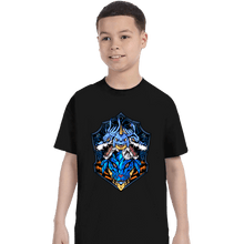 Load image into Gallery viewer, Shirts T-Shirts, Youth / XS / Black Blue Warrior
