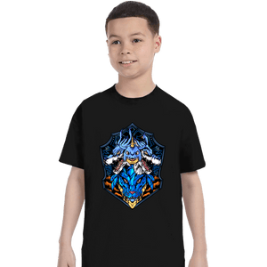 Shirts T-Shirts, Youth / XS / Black Blue Warrior