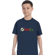 Load image into Gallery viewer, Daily_Deal_Shirts T-Shirts, Youth / XS / Navy Fettex
