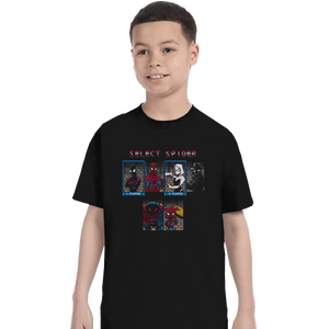 Shirts T-Shirts, Youth / XL / Black Select Spider