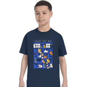 Secret_Shirts T-Shirts, Youth / XS / Navy Library Box