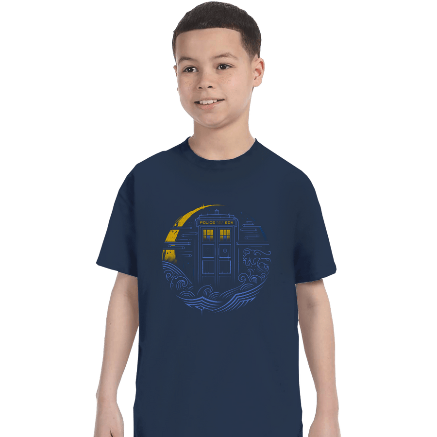 Shirts T-Shirts, Youth / XS / Navy The Traveller