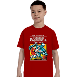 Daily_Deal_Shirts T-Shirts, Youth / XS / Red The Android's Dungeon & Baseball Card Shop