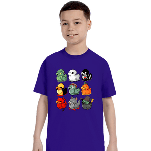 Secret_Shirts T-Shirts, Youth / XS / Violet Ducky Halloween