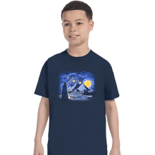 Load image into Gallery viewer, Daily_Deal_Shirts T-Shirts, Youth / XS / Navy Starry Night
