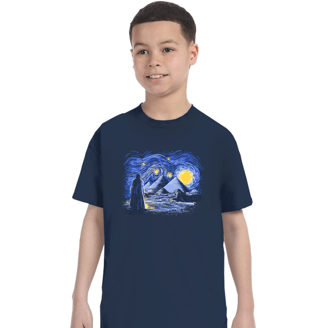 Daily_Deal_Shirts T-Shirts, Youth / XS / Navy Starry Night