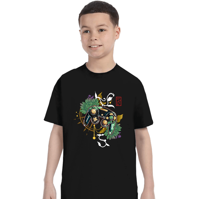 Daily_Deal_Shirts T-Shirts, Youth / XS / Black Cube Aesthetic