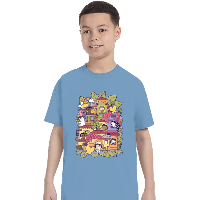Daily_Deal_Shirts T-Shirts, Youth / XS / Powder Blue Meowdrigals Family