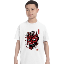 Load image into Gallery viewer, Daily_Deal_Shirts T-Shirts, Youth / XS / White Darth Oni

