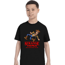 Load image into Gallery viewer, Secret_Shirts T-Shirts, Youth / XS / Black Strange Things
