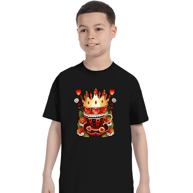 Daily_Deal_Shirts T-Shirts, Youth / XS / Black Mug Heart