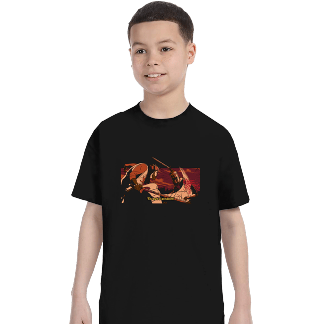 Daily_Deal_Shirts T-Shirts, Youth / XS / Black Tis' But A Scratch