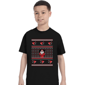 Shirts T-Shirts, Youth / XS / Black Festive Duck Hunt