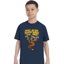 Load image into Gallery viewer, Secret_Shirts T-Shirts, Youth / XS / Navy Geniepulsa
