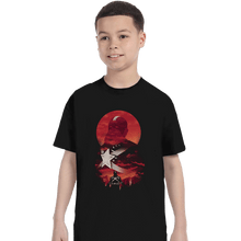 Load image into Gallery viewer, Shirts T-Shirts, Youth / XL / Black Red Guardian Sun
