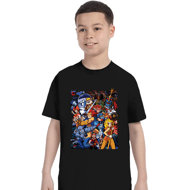 Daily_Deal_Shirts T-Shirts, Youth / XS / Black Thundercats VS Pilgrim