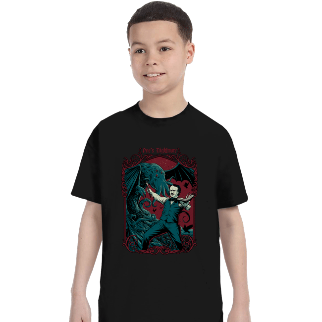 Secret_Shirts T-Shirts, Youth / XS / Black Poe's Nightmare
