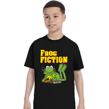Load image into Gallery viewer, Daily_Deal_Shirts T-Shirts, Youth / XS / Black Frog Fiction
