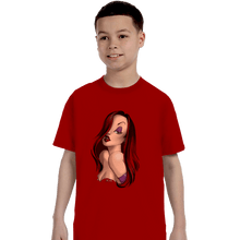 Load image into Gallery viewer, Shirts T-Shirts, Youth / XS / Red Lady In Red

