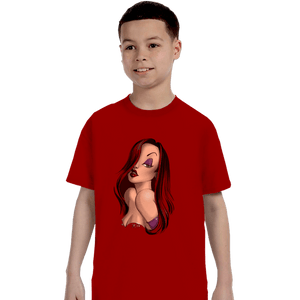 Shirts T-Shirts, Youth / XS / Red Lady In Red