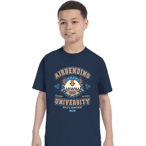 Secret_Shirts T-Shirts, Youth / XS / Navy Airbending University