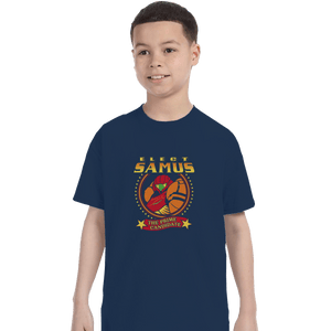 Shirts T-Shirts, Youth / XL / Navy Elect Samus - The Prime Candidate