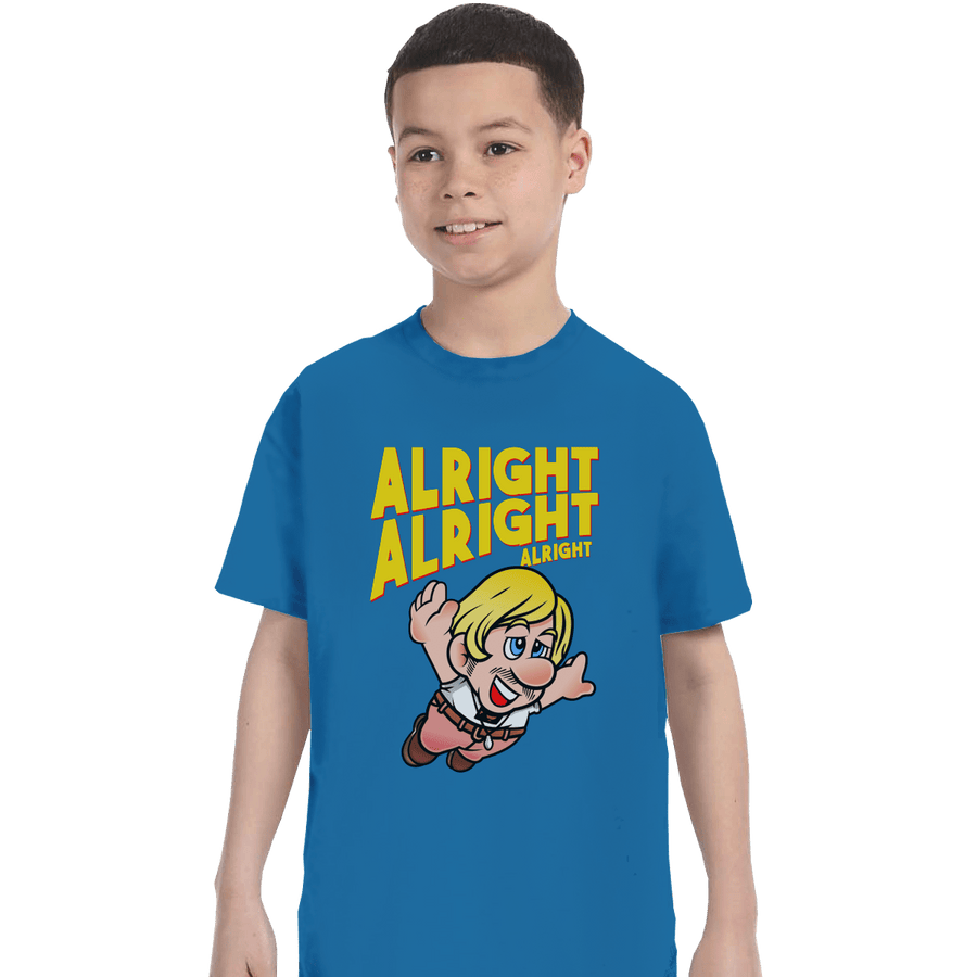 Shirts T-Shirts, Youth / XL / Sapphire Super Alright Bros.