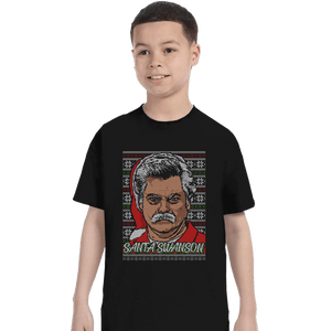 Shirts T-Shirts, Youth / XS / Black Santa Swanson
