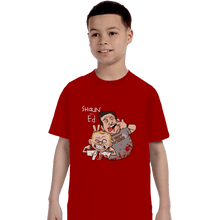 Load image into Gallery viewer, Shirts T-Shirts, Youth / XL / Red Shaun And Ed
